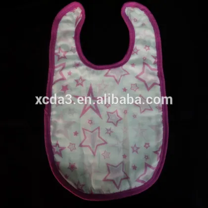 100% cotton soft baby bibs