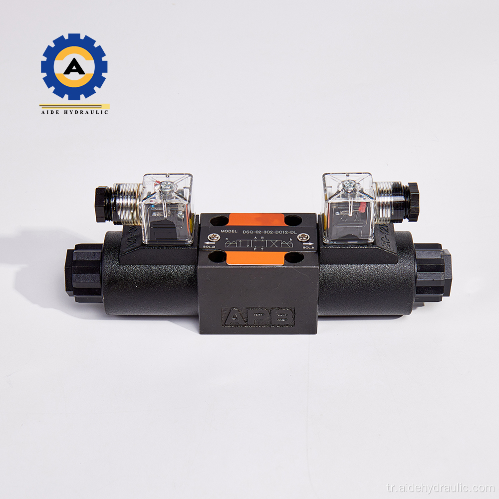 DSG-02-3C2-DC12V Hidrolik Yön Valf Solenoid
