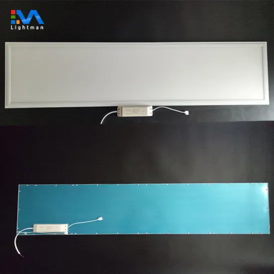 40W Adjustable CCT Dimmable LED Ceiling Panel Light - 1200x300 Square, 30x120 Dimensions