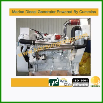 Powered by Cummins 40kw/50kva marine diesel generator