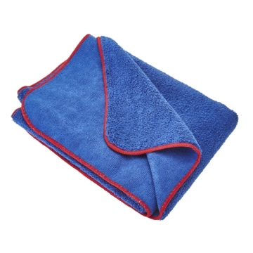 Dual-Sided Soft Absorbent Microfiber Car Washing and Drying Towel for Kitchen and Household Use