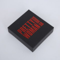 Custom Black Matte Paper Skincare Packaging Box