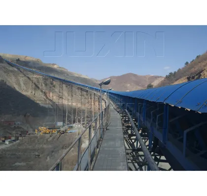 Pipe Rubber Belt Conveyors for Material Handling