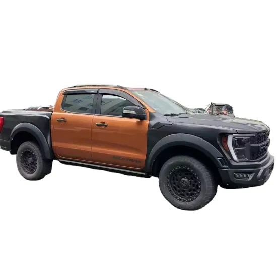 Body Kit with Hood Lamp, Bumper, Headlight, Fender Eyebrow for Ford Ranger 2012-2021 & F150 Raptor Upgrade