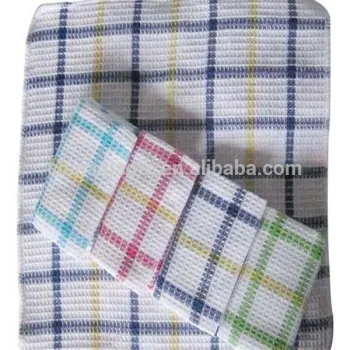 wholesale checked cotton tea towel
