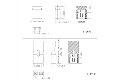 1.27mm Mini Jumper MNJ01