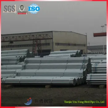Building material GB/T3091 galvanised steel tube