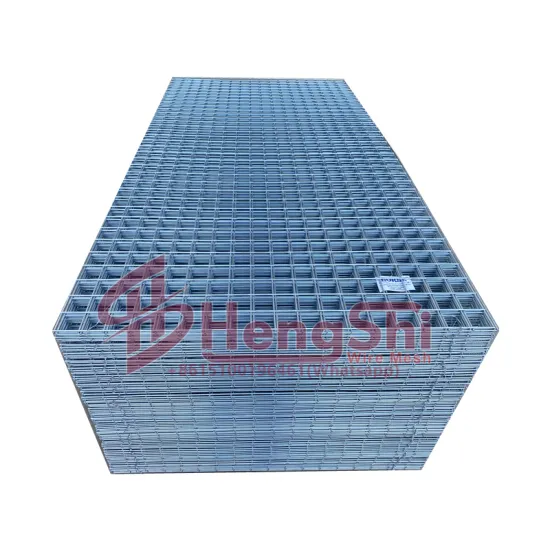 PVC Coated Galvanized Steel Welded Wire Mesh Fence for Construction - 4'' x 16'' Panels with 4'' x 4'' Openings