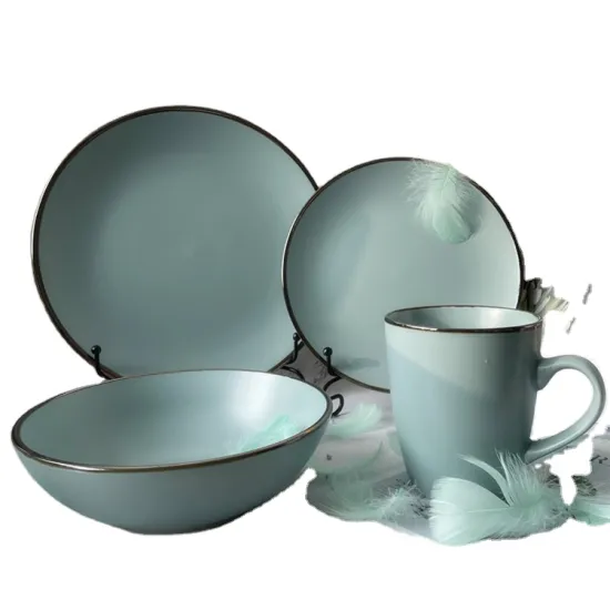 Home hotel restaurant tableware set ceramic porcelain