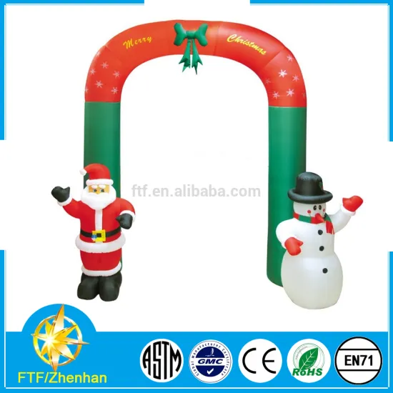 New fashion high quality Christmas advertising inflatables Arch 2016 FTF hot sale