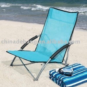 Beach chair with mesh