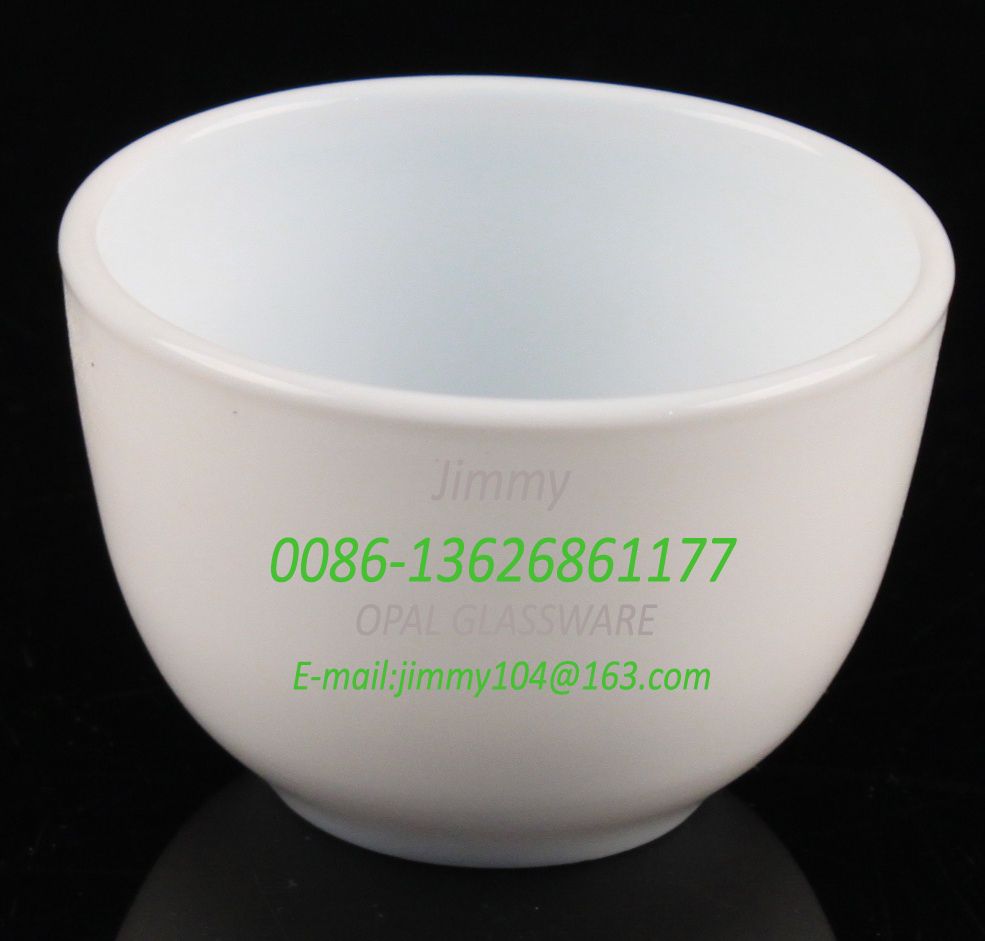 White Jade Glass Glass Kung Fu Tea Cup-85ml