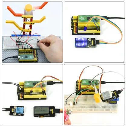 Keyestudio Pico IO Prototype Expansion Board for Raspberry Pi Pico