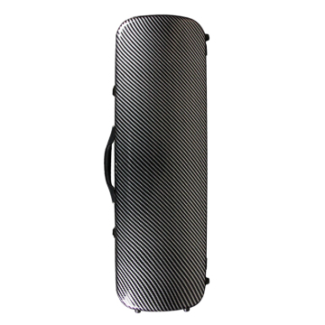 Carbon Fiber Hard Shell Black Box Violin Case for 3/4 and 4/4 Size