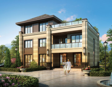 Vila baja ringan modern yang indah dan elegan