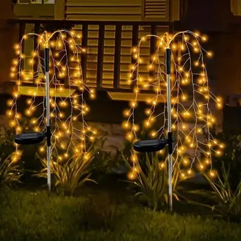 LED Solar Outdoor Firecracker Lights for Festival Atmosphere and Garden Lawn Illumination