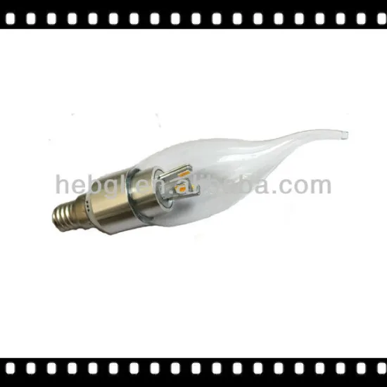 Popular High-efficiency Energy-saving led candle 3W CE