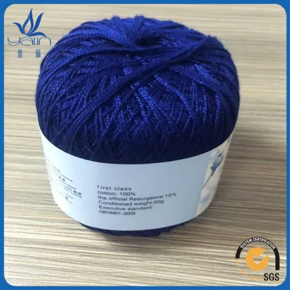 Cheap 100% cotton yarn crochet dyed yarn cotton