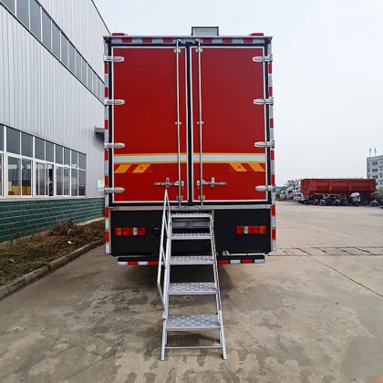 Sinotruk Shandeka fire refrigerated truck