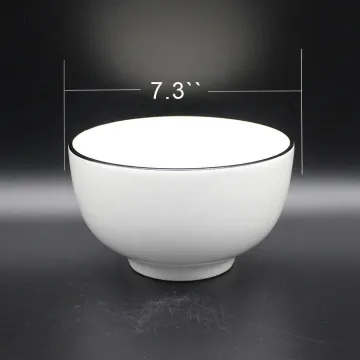 White Porcelain Customized Ceramic Bowl For Home Using