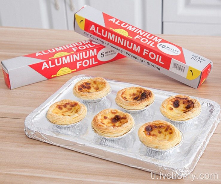 Food grade household non-toxic aluminum foil roll.