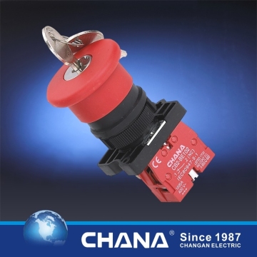 CE and RoHS Approval Mushroon Pushbutton Switch