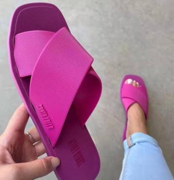 Women Plus Size Soft Beach Slide Slippers