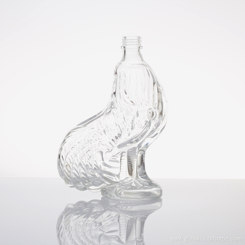 700ml Clear Brandy Glass Bottle