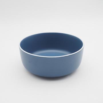 Antique Stoneware Δευτέρα, έγχρωμο μπλε Stoneware Dinnerware, Stoneware Mixing Bowl σύνολα, σύνολα μαγειρικής Stoneware