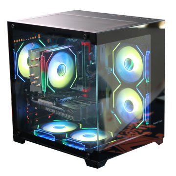 12-Core Gaming PC with 32GB RAM, 500G SSD, 1TB HDD, RX550 4GB - Win 11 Desktop Computer