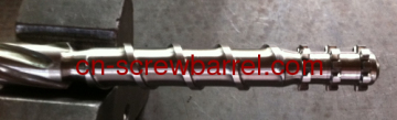 90mm Bimetall Single Extruder Screw Barrel für Plastic Extruder Maschine