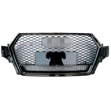 Black Honeycomb Front Bumper Hood Grille for Audi Q7 2016-2018 Facelift RSQ7
