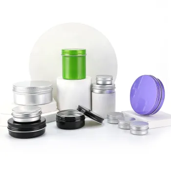 Wholesale Custom Label Printing Empty Luxury Cream Jars & Cosmetic Packaging