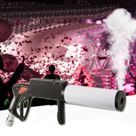 Handheld LED Gun with RGB Jet Effects for Stage CO2 Fog and Gas Columns