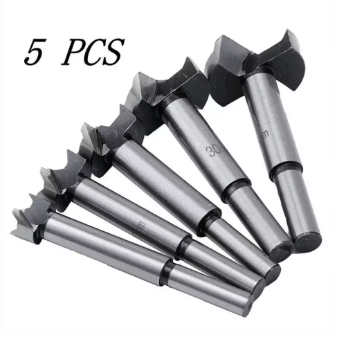 Högkvalitativ Forstner Drill Bit Alloy Bit Wood Drilling Round Plastic Box Acceptabel anpassad