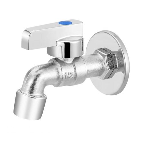 Wall mounted bibcock brass basin boll valve faucet
