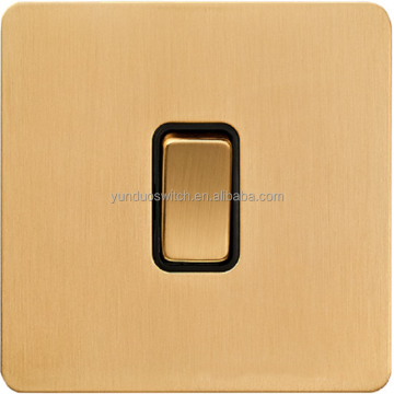 Υψηλής ποιότητας 13A Switch Switch Switch Wall - British Standard Black Panel - UK Manufacturer