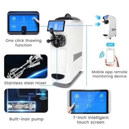 DIY Ice Cream Roll Machine for Home Use: Self-Service Soft Serve and Glace Creme Glacee Making