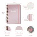 Gepersonaliseerde aangepaste A5 ongedateerd leer Daily Day Planner