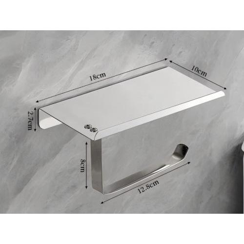 Moderner, an der Wand montierter Toilettenpapierhalter