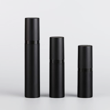 Luxury plastic pp black matte lotion airless pump