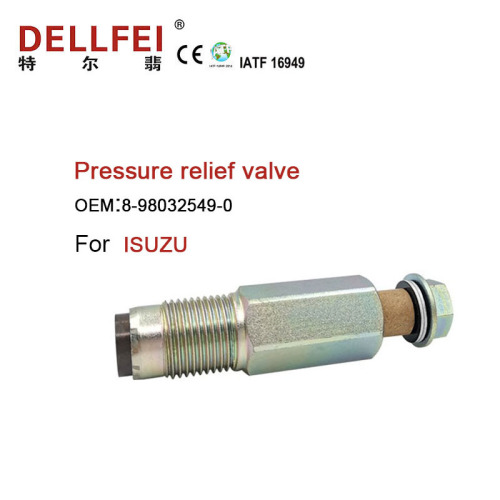 Válvula do limitador de pressão do trilho de combustível 8-98032549-0 para Isuzu
