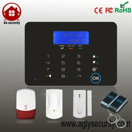 diy smart wireless gsm sms home security alarm systems