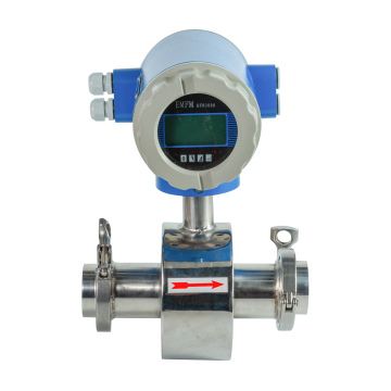 Shanghai Jishen Edelstahl -Tri -Klemm -Typ intelligenter elektromagnetischer Durchflussmesser