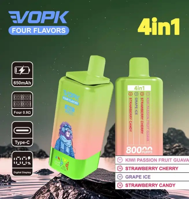 Vopk 80k พัฟ 4in1 vape ดั้งเดิม
