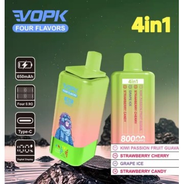 Vopk 80k पफ्स 4in1 ओरिजिनल वेप