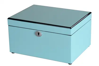 Luxury Tiffany Blue Jewelry Storage Box