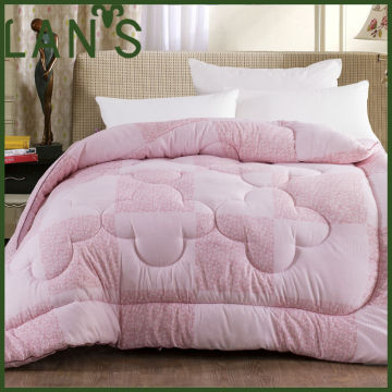 New Polyester Fabric Cotton and Poly Fiber blended Filling Cotton Quilt