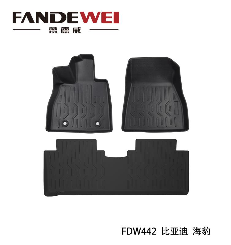 3D TPV rubber car floor mats