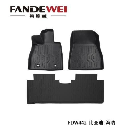 custom TPV car mats for BYD seal